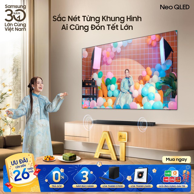 Nâng tầm giải trí, đón Tết đỉnh cao cùng ưu đãi lớn từ Samsung- Ảnh 3.