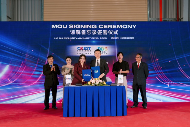 Crest Furniture khánh thành nhà máy và ký kết hợp tác chiến lược- Ảnh 2.