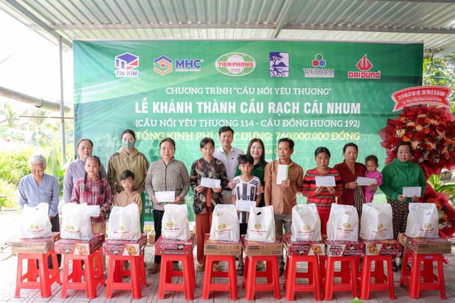 Khánh thành cầu Rạch Cái Nhum - Cầu nối yêu thương số 114 tại Cà Mau - Ảnh 4.