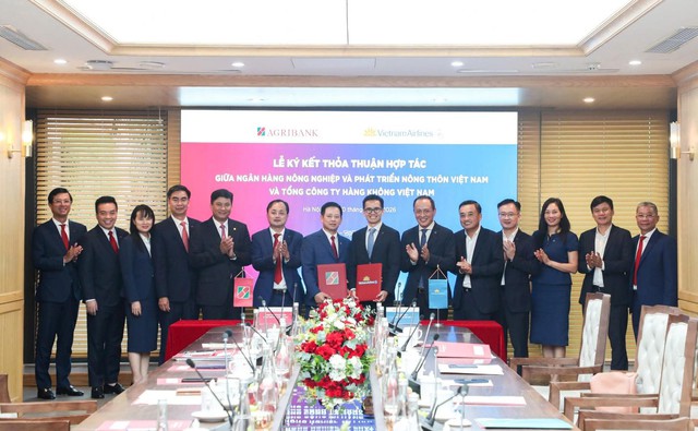 ‏Agribank và Vietnam Airlines ký kết Thỏa thuận hợp tác toàn diện‏- Ảnh 3.