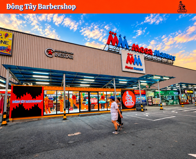 Chuỗi Đông Tây Barbershop “đổ bộ” Mega Market Vietnam: Cắt tóc ngay khi đi mua sắm- Ảnh 1.
