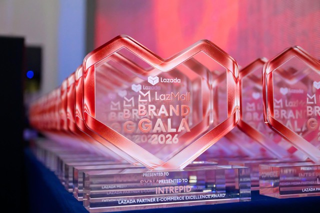 LazMall Brand Gala 2026 ghi dấu một năm tăng trưởng của loạt thương hiệu trên Lazada- Ảnh 1.
