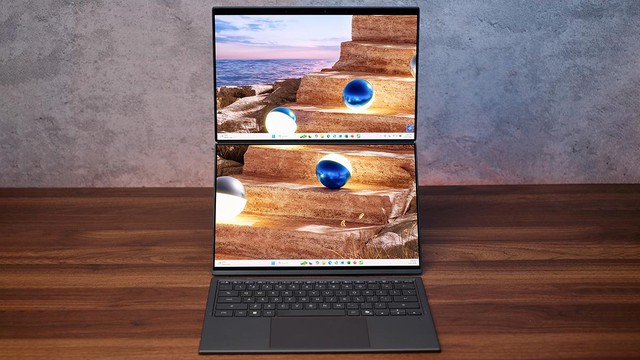 ‏Không cần bàn làm việc cố định, ASUS Zenbook DUO 2026 vẫn dựng được cả workspace‏- Ảnh 1.