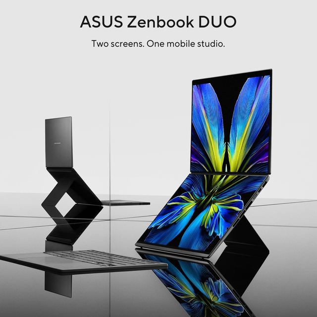 ‏Không cần bàn làm việc cố định, ASUS Zenbook DUO 2026 vẫn dựng được cả workspace‏- Ảnh 4.