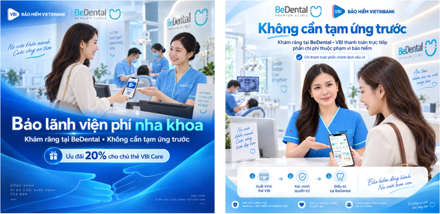 Quyền lợi khám răng Bảo hiểm VietinBank (VBI) tại Nha khoa BeDental, ưu đãi 20% - Ảnh 3.