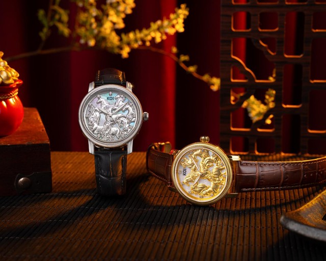 Diễn viên Trung Dũng đeo đồng hồ KOI Bát Mã gây sốt- Ảnh 2.