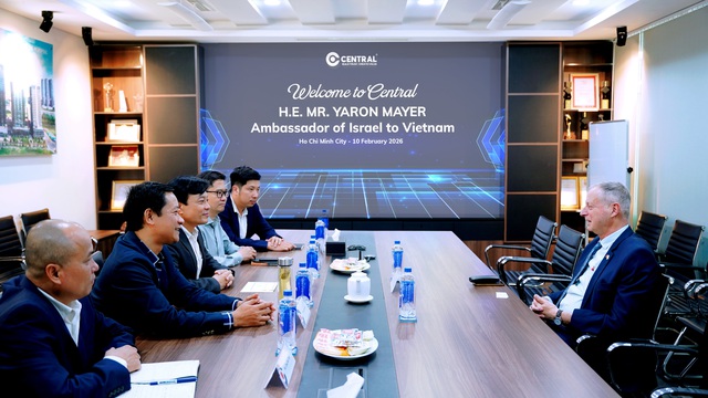 Ngài Đại sứ Đặc mệnh Toàn quyền Israel đến thăm và chúc Tết CENTRAL- Ảnh 1.