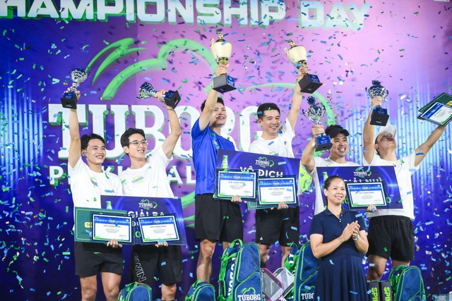Lộ diện hai đội lên ngôi trong đêm chung kết Tuborg Pickleball FINAL Championship - Ảnh 5.