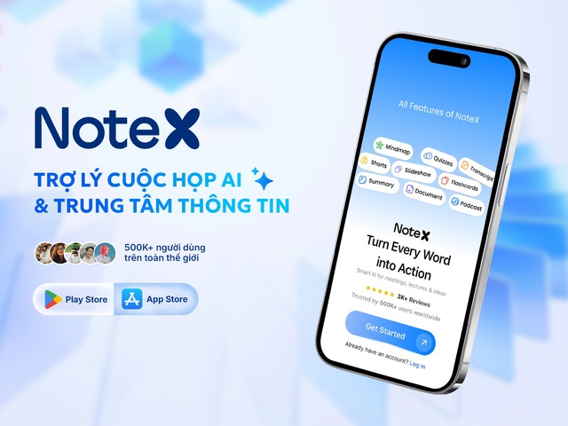 NoteX AI: Giải bài toán xử lý thông tin cuộc họp, giúp tăng tốc dự án cho doanh nghiệp- Ảnh 1.
