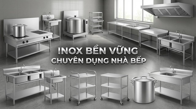 Gia công inox theo yêu cầu: Giải pháp "may đo" cho bếp công nghiệp- Ảnh 1.