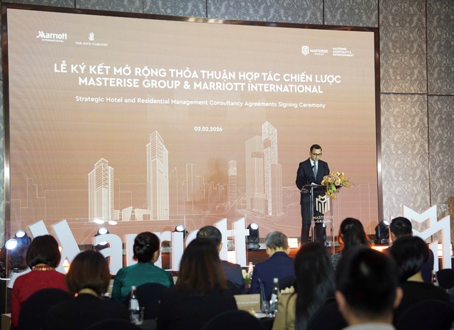 Marriott International và Masterise Group ký kết hợp tác quản lý đa dự án - Ảnh 1.