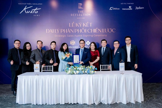 Kusto Home ký kết hợp tác phân phối dự án The Reflection West Lake - Ảnh 2.