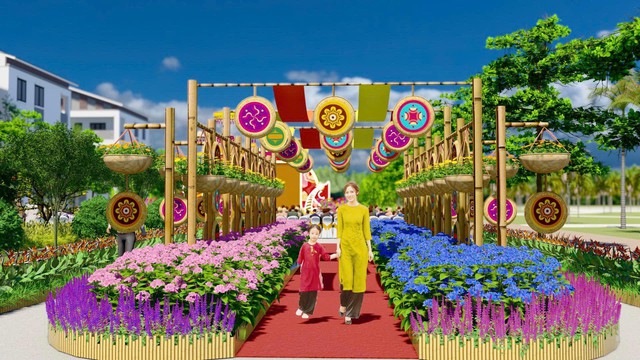 Linh vật Phúc Mã cao 7 mét tại đường hoa Home Hanoi Xuan 2026 - Ảnh 7.