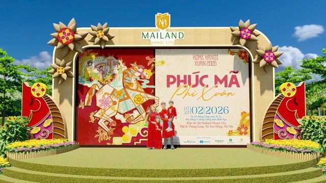 Linh vật Phúc Mã cao 7 mét tại đường hoa Home Hanoi Xuan 2026 - Ảnh 8.