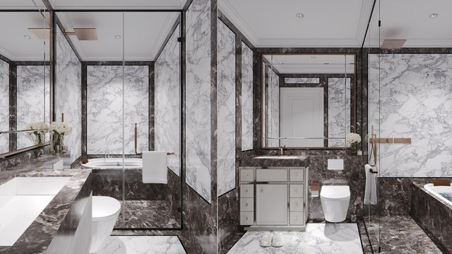 Soi kỹ nội thất cao cấp nhập khẩu châu Âu của căn hộ khoáng nóng Alumi- Ảnh 3.