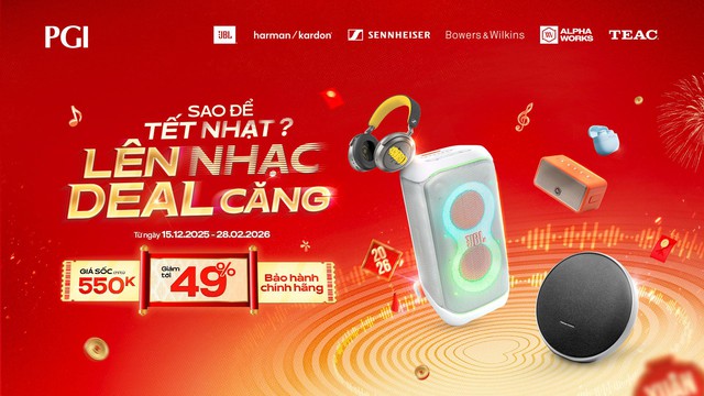 L&ecirc;n nhạc đ&oacute;n Tết c&ugrave;ng Ph&uacute;c Giang: Deal thiết bị &acirc;m thanh l&ecirc;n tới 49% - Ảnh 2.