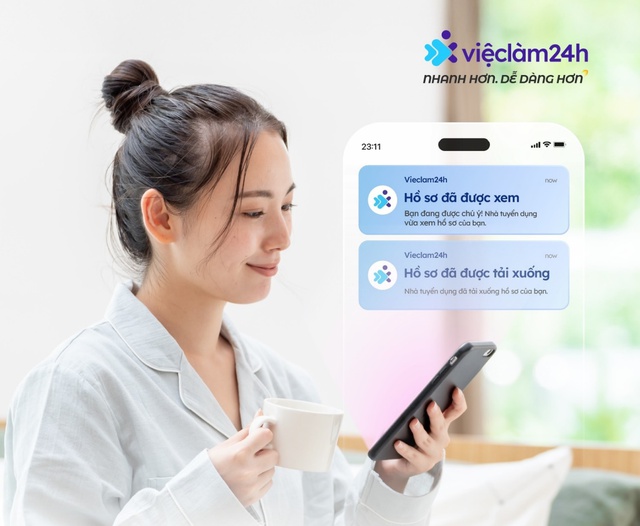 Hàng nghìn ứng viên "đổ xô" săn xe máy điện và vàng PNJ từ Siêu ứng dụng Vieclam24h- Ảnh 3.
