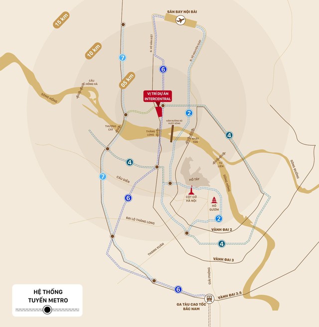 Đô thị chuẩn T.O.D biểu tượng phía Bắc Hà Nội được điều chỉnh chủ trương đầu tư- Ảnh 1.