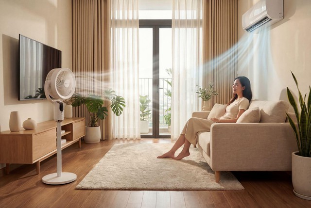 5 c&ocirc;ng nghệ trong 1: Quạt giọng n&oacute;i FujiHOME BF15, CFR Series đang l&agrave; xu hướng h&egrave; 2026- Ảnh 5.