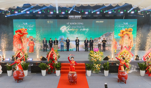AMDI Group khởi công dự án Swiss Eden: Đánh thức “mỏ vàng” khoáng nóng Thanh Thủy- Ảnh 1.