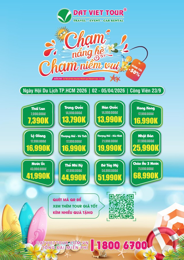 Cơ hội sở hữu tour nước ngoài miễn phí 100% tại Ngày hội Du lịch TP.HCM 2026 - Ảnh 2.