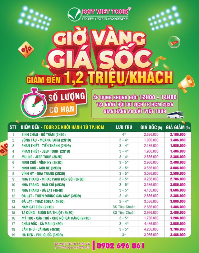 Cơ hội sở hữu tour nước ngoài miễn phí 100% tại Ngày hội Du lịch TP.HCM 2026 - Ảnh 4.