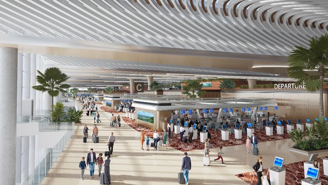 Sân bay chuẩn Changi của Phú Quốc có nội thất đẹp như phim viễn tưởng- Ảnh 5.