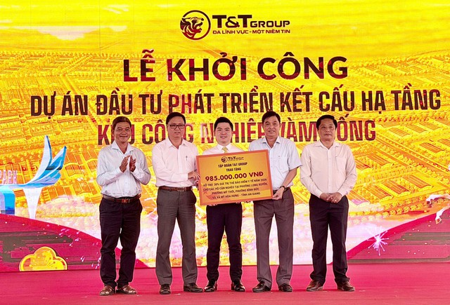 T&T Group của Bầu Hiển khởi công khu công nghiệp gần 200 ha tại ĐBSCL - Ảnh 4.