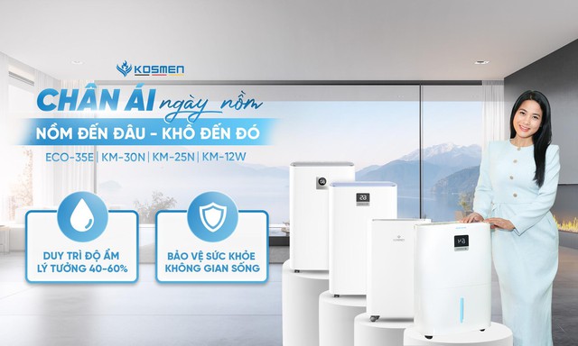 Cao điểm trời mưa nồm ẩm - Máy hút ẩm trở thành cứu tinh- Ảnh 1.