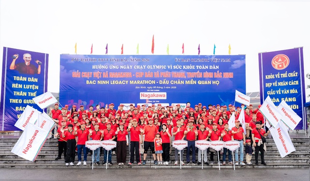 Hơn 8.000 người tham gia giải chạy Nagakawa Cúp Báo PTTH Bắc Ninh 2026- Ảnh 1.