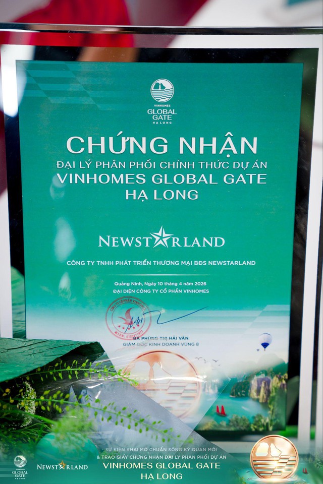 Newstarland khẳng định vị thế đại lý phân phối chính thức dự án Vinhomes Global Gate Hạ Long - Ảnh 1.