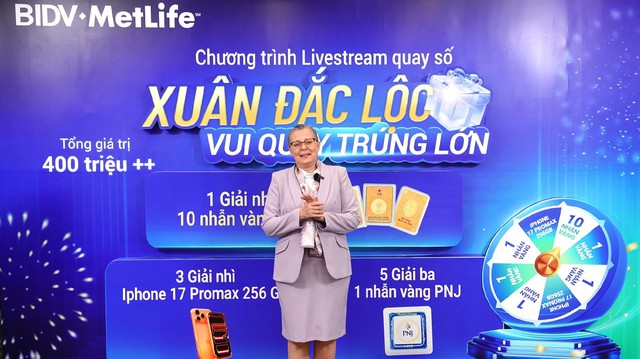 BIDV MetLife công bố kết quả chương trình quay thưởng hơn 431 triệu đồng- Ảnh 1.