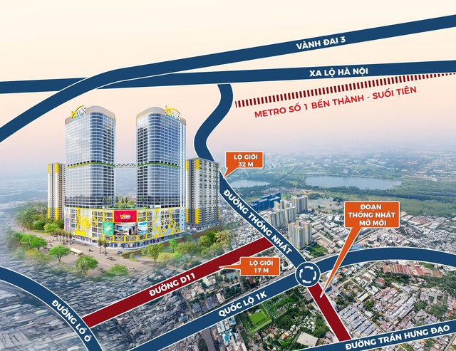 Sở hữu ưu thế tâm điểm kết nối, Bcons Center City rộng cửa đầu tư- Ảnh 1.