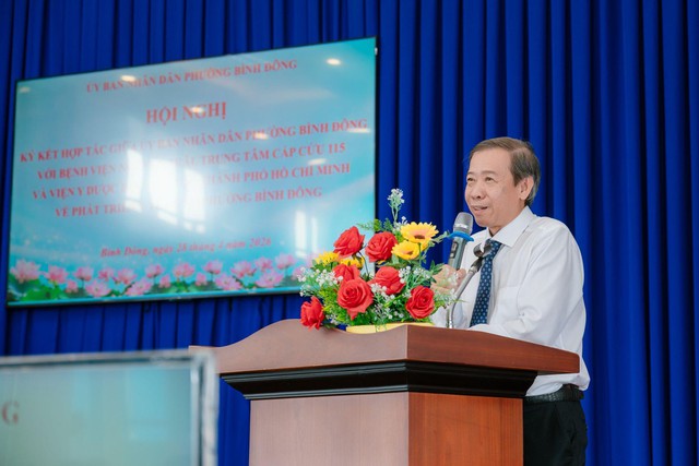 Kết nối nguồn lực công - tư phát triển y tế cộng đồng: Long Châu và UBND Phường Bình Đông (TP.HCM) hợp tác chiến lược- Ảnh 1.