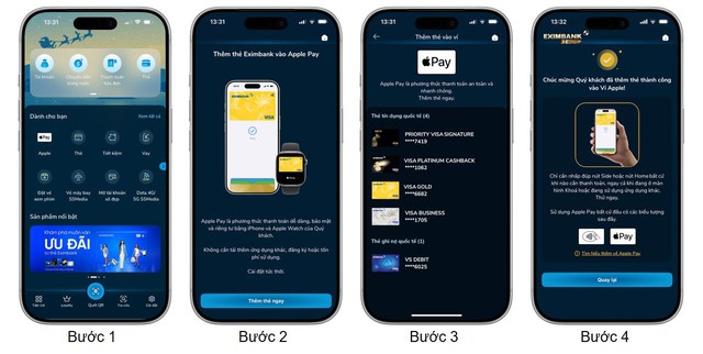 Sau Garmin Pay và Samsung Pay, Eximbank tích hợp Apple Pay cho thẻ Visa- Ảnh 1.