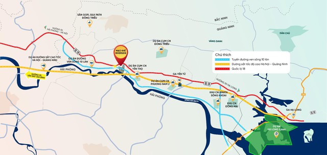 Sắp mở bán Mạo Khê Riverside kết nối Quảng Ninh, Hải Phòng, Bắc Ninh và sân bay Gia Bình - Ảnh 1.