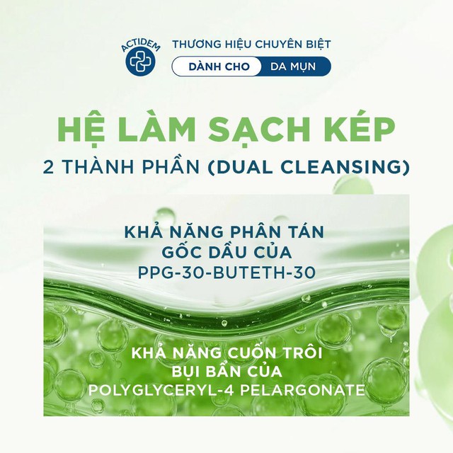 Sai l&acirc;̀m &ldquo;chí mạng&rdquo; khi t&acirc;̉y trang khi&ecirc;́n da l&ecirc;n mụn bi&ecirc;́n thành vòng lặp: Giải pháp từ h&ecirc;̣ làm sạch kép Dual Cleansing - Ảnh 3.