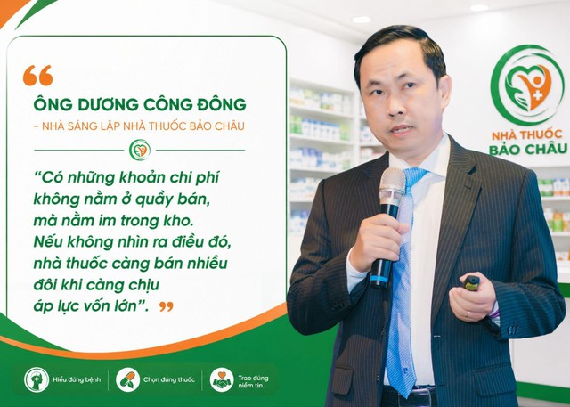 CEO Nhà thuốc Bảo Châu: Lợi ích tối ưu tồn kho trong kinh doanh nhà thuốc- Ảnh 1.
