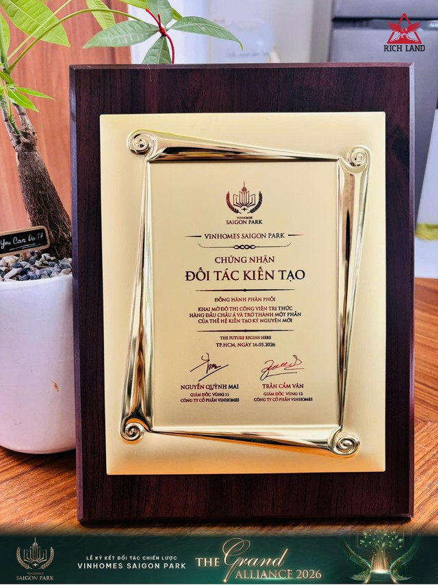 Rich Land Việt Nam chính thức trở thành đối tác phân phối chiến lược dự án Vinhomes Saigon Park- Ảnh 2.