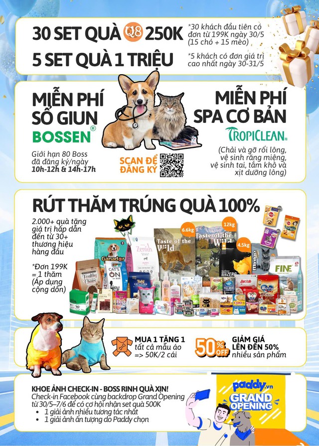Paddy Pet Shop khai trương Chi nh&aacute;nh 5: Cửa h&agrave;ng mới toanh - săn nhanh deal xịn- Ảnh 2.