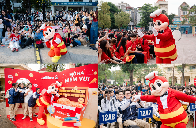 Ch&uacute; Ong Jollibee mang niềm vui &ldquo;The Jolly School - Yah! Mở Ra Niềm Vui&rdquo;- Ảnh 1.