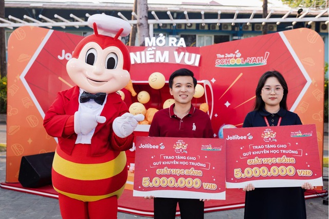 Ch&uacute; Ong Jollibee mang niềm vui &ldquo;The Jolly School - Yah! Mở Ra Niềm Vui&rdquo;- Ảnh 5.
