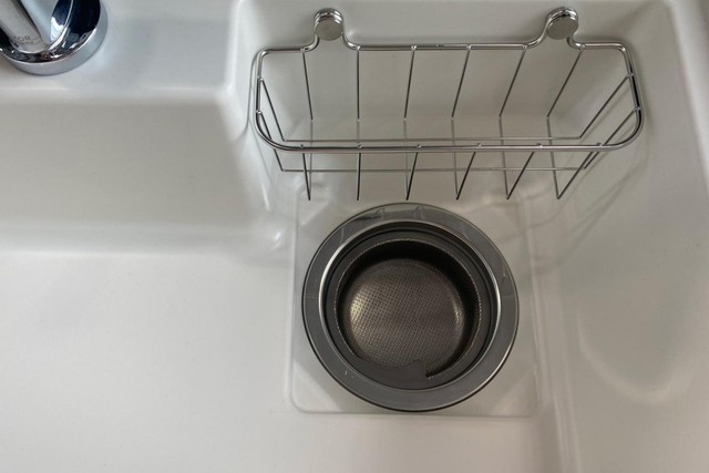 HS800 - Chậu rửa chén đá một hố thiết kế cho đặc thù bếp Việt- Ảnh 1.