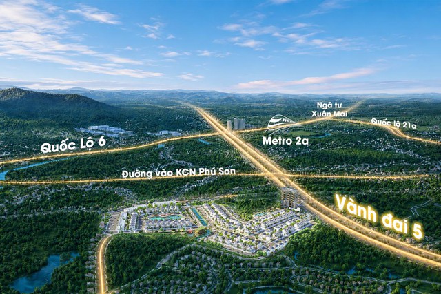 Cửa ngõ tây Hà Nội bước vào chu kỳ phát triển mới - Ảnh 1.