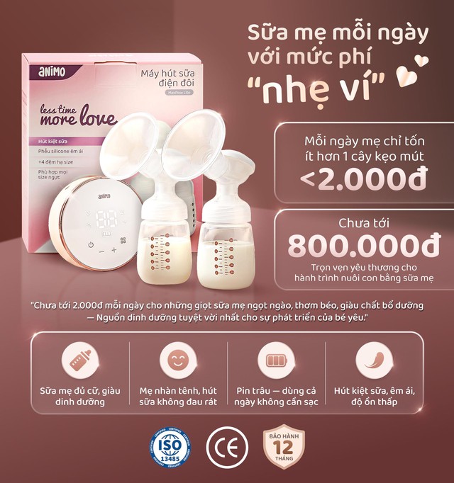 Giải mã cơn sốt máy hút sữa Animo Maxflow Lite tại hệ thống Con Cưng - Ảnh 2.