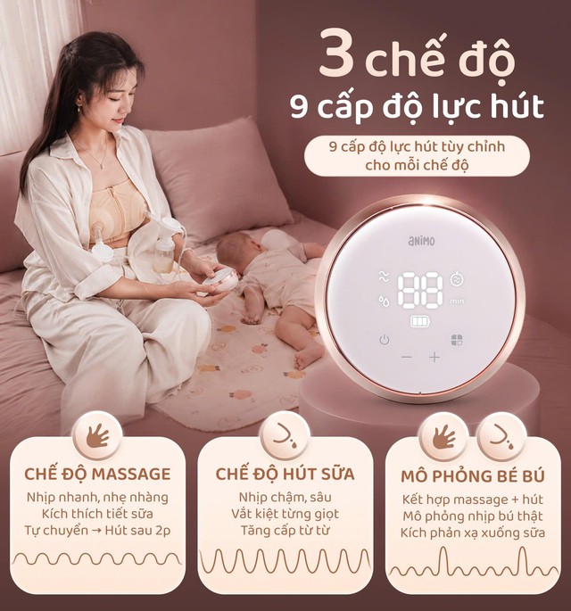 Giải mã cơn sốt máy hút sữa Animo Maxflow Lite tại hệ thống Con Cưng - Ảnh 3.