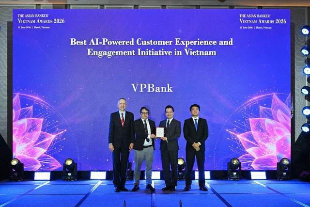 VPBank ghi dấu tại The Asian Banker với ba giải thưởng về số hóa, AI và phát triển bền vững- Ảnh 1.