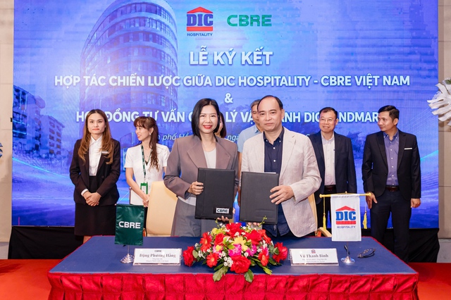 DIC Hospitality và CBRE Việt Nam ký kết hợp tác chiến lược- Ảnh 1.