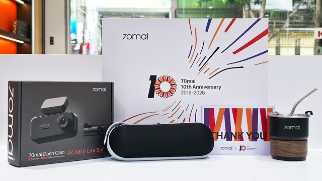 70mai ra mắt A810 Lite cùng chuỗi hoạt động tri ân nhân dịp kỷ niệm 10 năm thành lập - Ảnh 2.