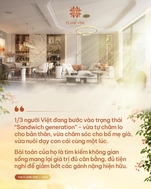 Sống đa thế hệ và bài toán giảm áp lực cho thế hệ F2 tại các đô thị lớn - Ảnh 1.